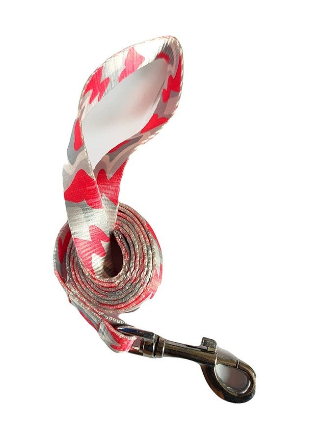 KittuPet طقم سرج ومقود للكلاب من KittuPet، مقاس 22 مم، مصنوع من النايلون الناعم المطبوع بألوان زاهية، مقاس 3/4 بوصة. يتضمن الطقم سرجًا متوسط الحجم قابلًا للتعديل من النايلون، مناسب للكلاب متوسطة الحجم. قد يختلف اللون. - Image 4